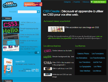 Tablet Screenshot of css3create.com